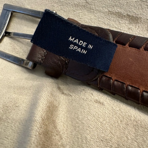 EUC! Mezlan Leather Belt Made in Spain, sz 38 - Picture 10 of 13